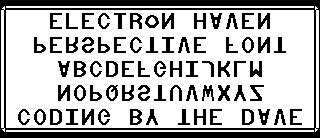 Perspective Font Demo Screenshot 0