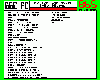 Bbc Pd Menu Demo Screenshot 2