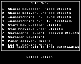 Newspaper Round Manager Screenshot 2