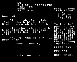 Ping! Virus Simulator Screenshot 0