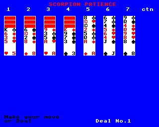 Scorpion Patience Screenshot 0