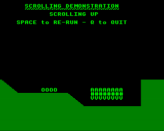 Scroll Routines Demo Screenshot 0