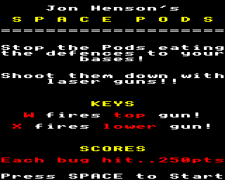 Space Pods V1.1 Screenshot 0