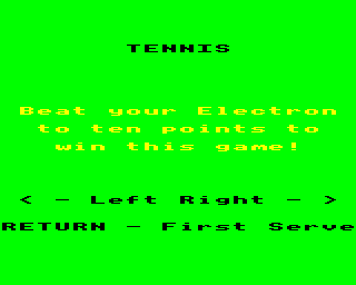 Tennis Screenshot 0