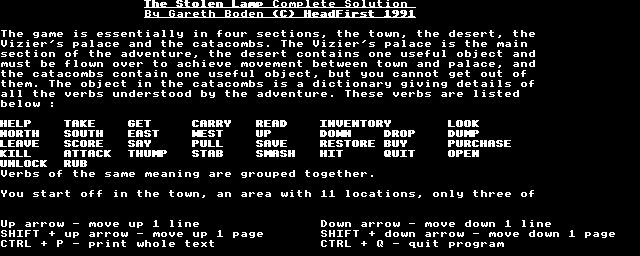The Stolen Lamp Solution Screenshot 0
