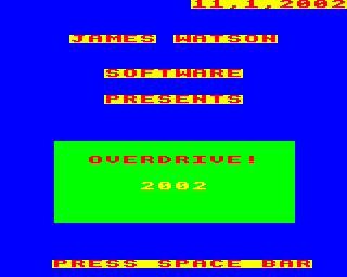 Overdrive 2002 Screenshot 0