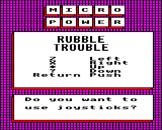 Rubble Trouble Screenshot 1
