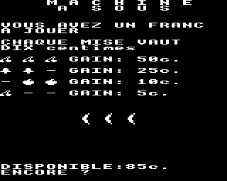Machine Ã  Sous Screenshot 1