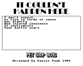 It Couldn't Happen Here Screenshot 2