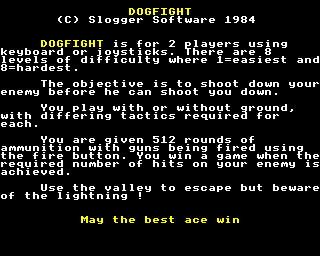 Dogfight: For Aces Only Screenshot 1