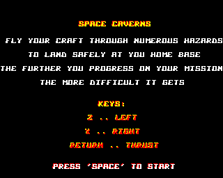 Space Caverns Screenshot 1
