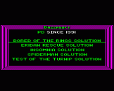 Bazzasoft's Official PD Discs Have Their Own Menu System With Its Own Grab And Bite